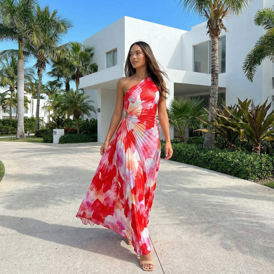 Kacie - Pleated Summer Dress