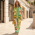 Lemonis Silk Shirt & Pant Set